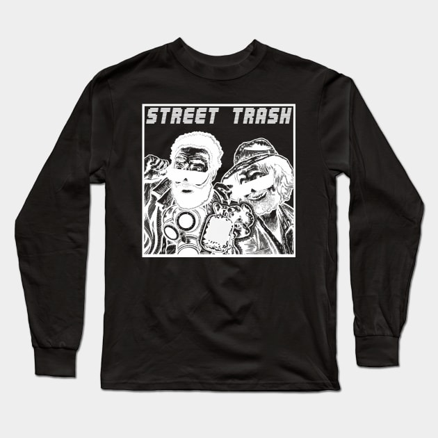 Street Trash WHITE Long Sleeve T-Shirt by BludBros